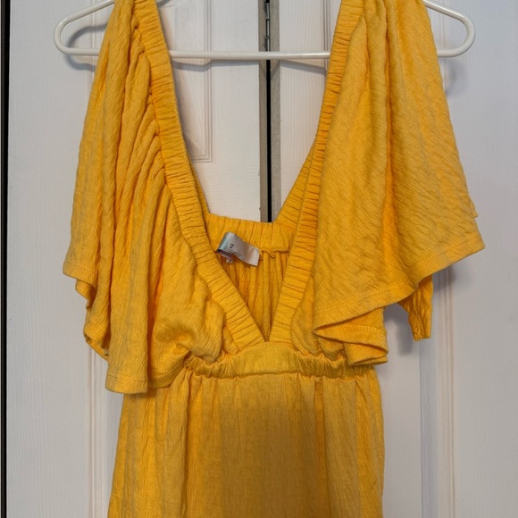 La la Maxi in Bird of yellow by free people - Picture 4 of 4